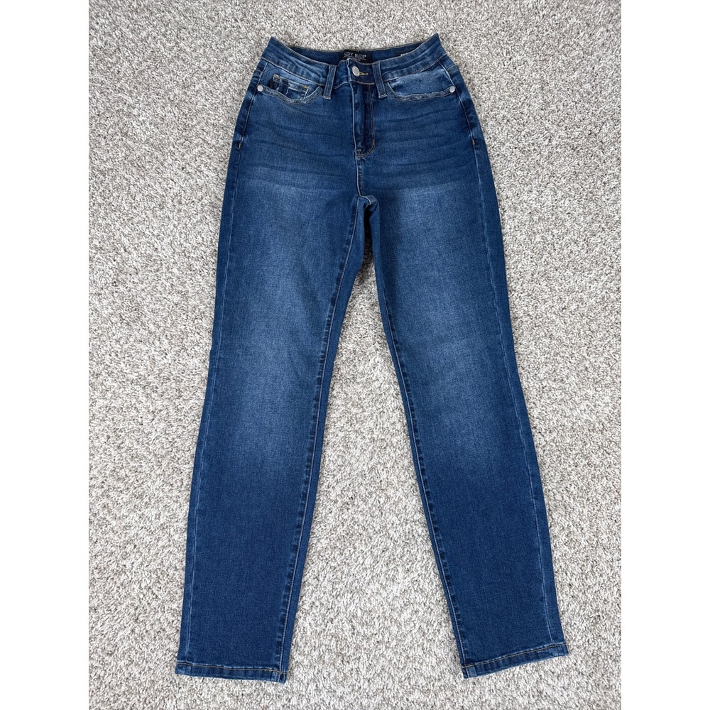 Judy Blue Jeans Womens 0/24 Boyfriend Dark Wash Stretch JB88608 DK